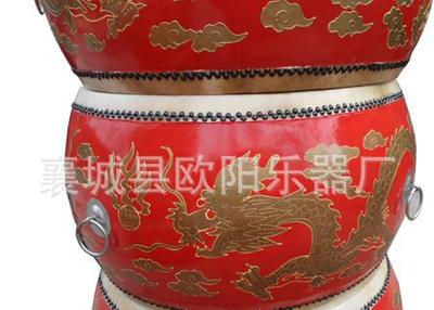 雕花大红鼓 传统工艺与音乐韵律的完美融合